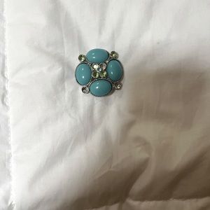 Brooch pin very nice blue turquoise color   stones